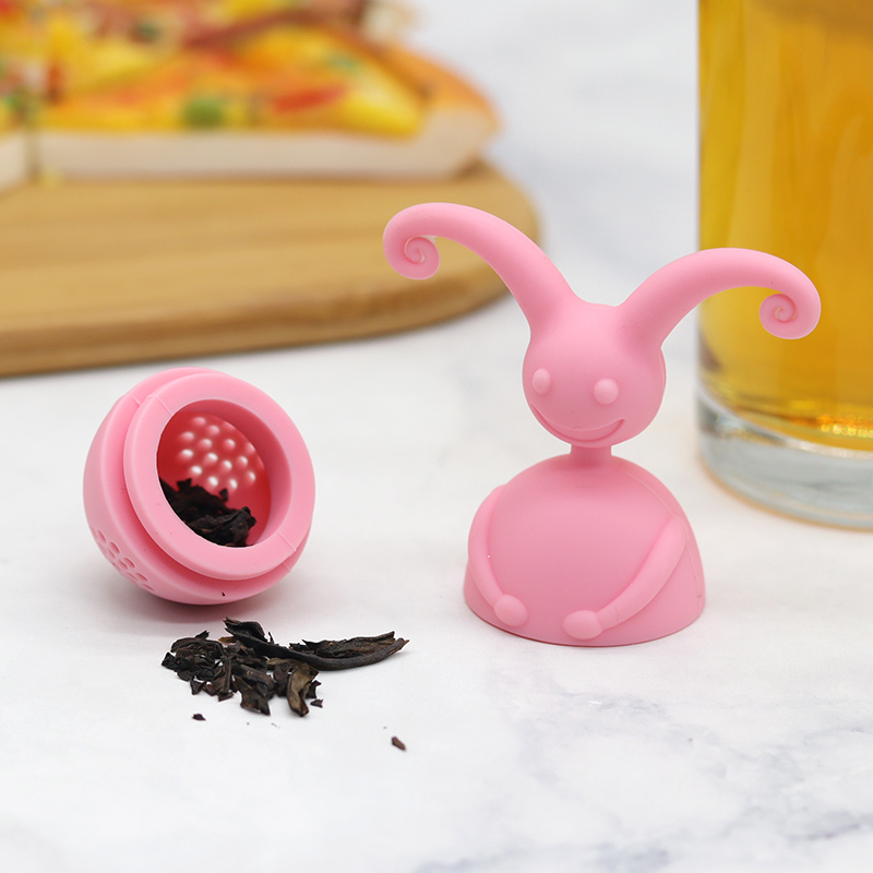 硅橡膠茶葉過(guò)濾器，小丑人硅膠茶漏_硅膠用品