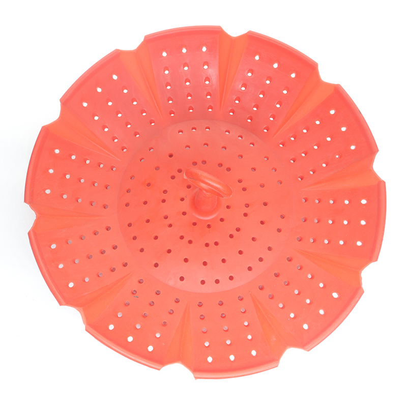 硅膠鏤空水果過(guò)水籃，家用客廳硅膠收納籃