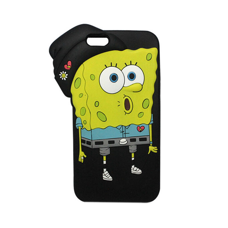 卡通動物硅膠手機(jī)殼，全包防摔手機(jī)套-硅膠套