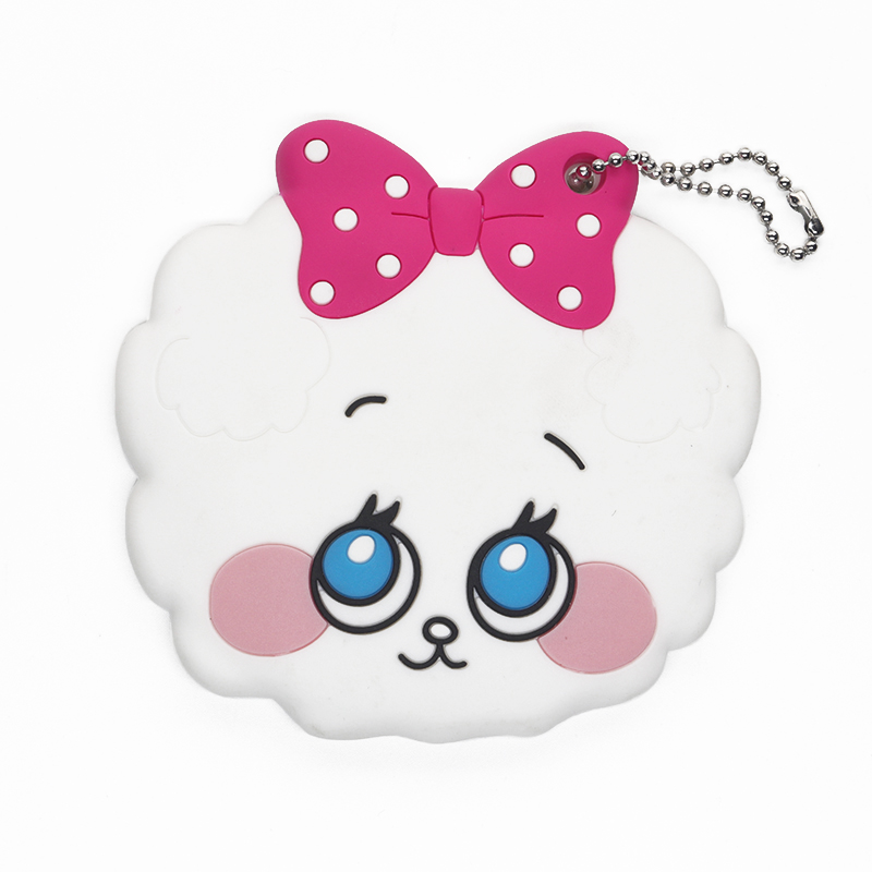 便攜鏡子硅膠套，可愛(ài)小羊鏡子保護(hù)套_硅膠套