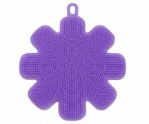 多功能硅膠餐盤刷，花型硅膠廚具刷_硅膠刷