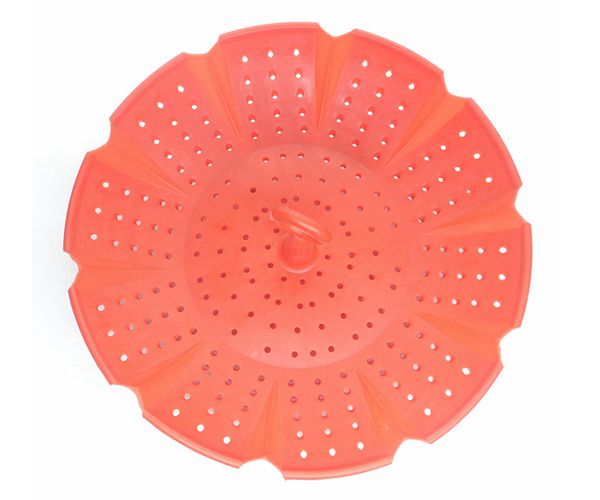 硅膠鏤空水果過水籃，家用客廳硅膠收納籃