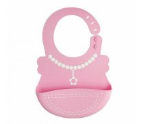 寶寶防水硅膠圍兜，嬰兒吃飯口水巾罩衣