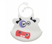 小孩超軟硅膠口水兜巾，兒童吃飯飯兜